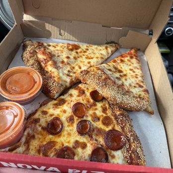La Nova Pizzeria - Pepperoni slice and 2 CHEESE SLICE - Pizza Near Me - Williamsville, New York La Nova Pizzeria - Pepperoni slice and 2 CHEESE SLICE - Pizza Near Me - Williamsville, New York