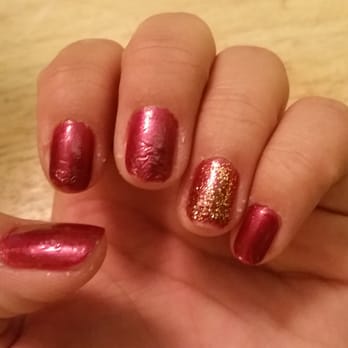 La Belle Nails - you can see how my nail polish are crumpling up - Nail Salons Near Me - San Jose, California