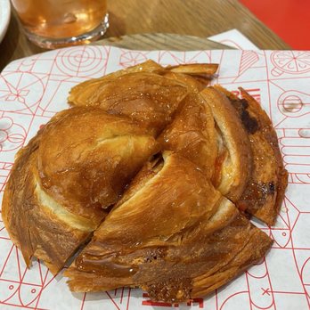La Barra at Mercado Little Spain - Pastry with chorizo paste, cheese, and honey - Spanish Near Me - New York, New York La Barra at Mercado Little Spain - Pastry with chorizo paste, cheese, and honey - Spanish Near Me - New York, New York