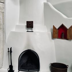 Two Casitas - Fireplace in living room