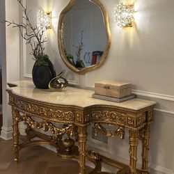 The French Accent Furniture Gallery - Gold console