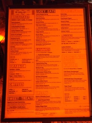 Menu photo 4 Lucky Fish Beach Bar & Grill Pompano Beach, FL Menu photo 4 Lucky Fish Beach Bar & Grill Pompano Beach, FL