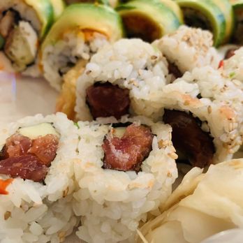 Spikey Ty - a plate of sushi and rolls - Chinese Near Me - Coral Springs, Florida Spikey Ty - a plate of sushi and rolls - Chinese Near Me - Coral Springs, Florida