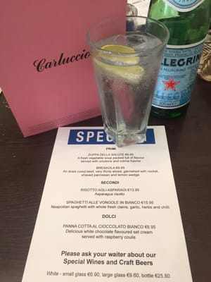 Menu photo 4 Carluccio's Dublin, D