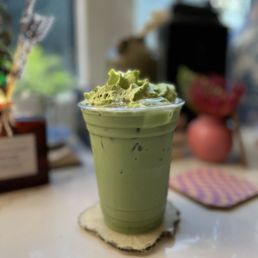 Iced Matcha Latte w/ Matcha Whip Iced Matcha Latte w/ Matcha Whip