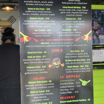 Grill 'Em All - Menu. - Burgers Near Me - Long Beach, California