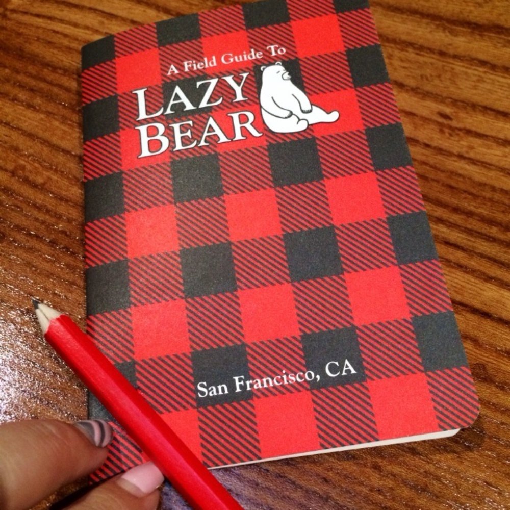 Lazy Bear - Lazy Bear Menu w/ pencil for note-taking - New American Near Me - San Francisco, California
