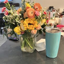 "$119 flowers" (full sized yeti to show size)