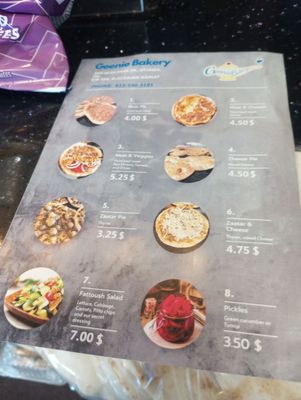 Menu photo 1 Geenie Bakery Ottawa, ON