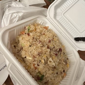 Tasty Gourmet - Fried Sticky Rice with Chinese Sausage yum - Cantonese Near Me - Davis, California Tasty Gourmet - Fried Sticky Rice with Chinese Sausage yum - Cantonese Near Me - Davis, California