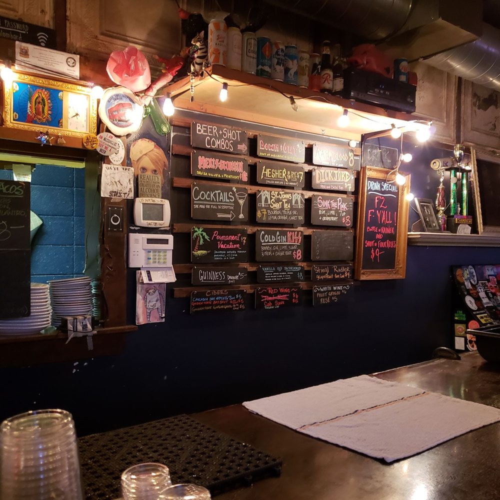 The Fixin' To - bar with a menu on the wall - Southern Near Me - Portland, Oregon The Fixin' To - bar with a menu on the wall - Southern Near Me - Portland, Oregon