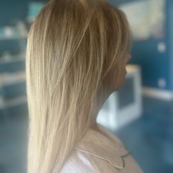 Ocean's Edge Salon & Spa - Root Rouch up with Full Foil and extensions by Sharon