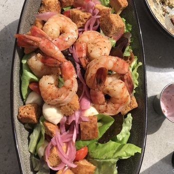 Whiskey Kitchen - Salad with shrimp (shrimps on this come cold, FYI) - Southern Near Me - Raleigh, North Carolina Whiskey Kitchen - Salad with shrimp (shrimps on this come cold, FYI) - Southern Near Me - Raleigh, North Carolina