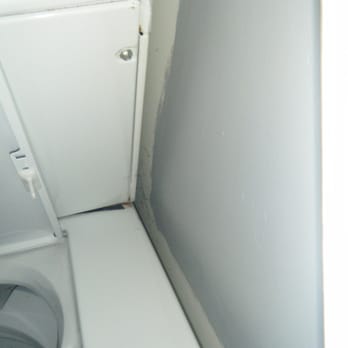 Myrtlewood Villas - crappy paint job around washer/dryer - Resorts Near Me - Myrtle Beach, South Carolina Myrtlewood Villas - crappy paint job around washer/dryer - Resorts Near Me - Myrtle Beach, South Carolina