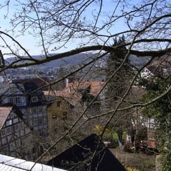 Lutherische Pfarrkirche St.Marien - Sind die Bäume erst belaubt, wird es mit dem Ausblick schwierig