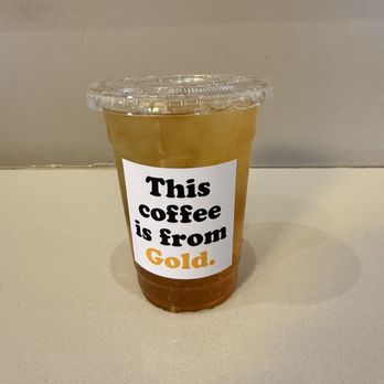 San Antonio Gold - Peppermint tea with honey over ice - Coffee & Tea Near Me - San Antonio, Texas