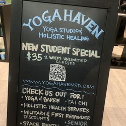 Yoga Haven Sd - New student promo
