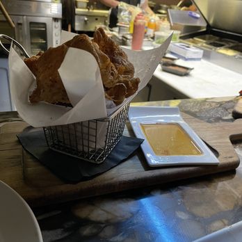Carson Kitchen - Chicken Skin with Honey - New American Near Me - Las Vegas, Nevada Carson Kitchen - Chicken Skin with Honey - New American Near Me - Las Vegas, Nevada