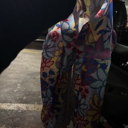 Goodwill - Not a great pic but I got this cute art looking blouse to wear to my art event tomorrow.