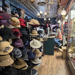 Dirty Billy's Hats - In the rear facing the cashier and front door