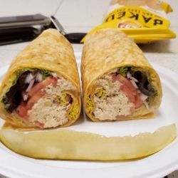 Tastefully Done - Ashley tuna salad on the wrap