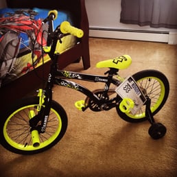 My sons first bike purchased at Original Bike Shop My sons first bike purchased at Original Bike Shop