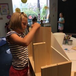 Island Art Spot - Dollhouse Camp Day #1: Brainstorming, Blueprints & Building!