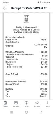 Menu photo 2 Rodrigo's Mexican Grill Laguna Hills, CA Menu photo 2 Rodrigo's Mexican Grill Laguna Hills, CA