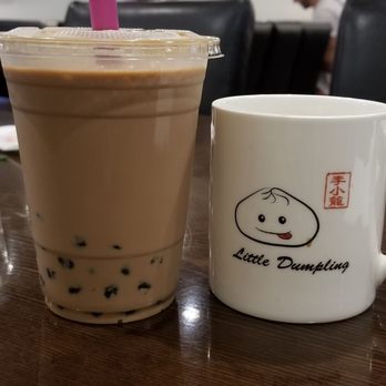 Little Dumpling - Bubble Black Tea Milk (delicious dessert and correctly prepared). - Taiwanese Near Me - Little Neck, New York Little Dumpling - Bubble Black Tea Milk (delicious dessert and correctly prepared). - Taiwanese Near Me - Little Neck, New York