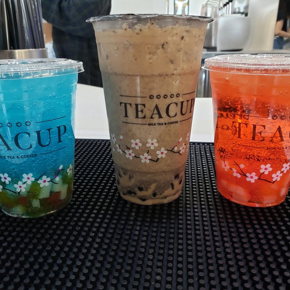 Teacup - Caribbean with Jelly Oreo Milk Tea and a Princess Peach with Jelly. - Coffee & Tea Near Me - Litchfield Park, Arizona