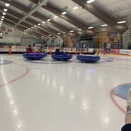 Ice bumper cars