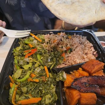 Rude Jerk Kitchen - Calilou, yams, rice and peas - Caribbean Near Me - Ontario, California Rude Jerk Kitchen - Calilou, yams, rice and peas - Caribbean Near Me - Ontario, California