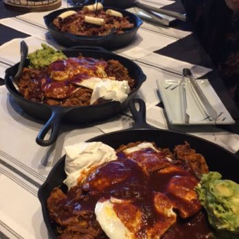 Bosscat Kitchen & Libations - Chilaquiles and the king pancakes (buffet style for special event) - New American Near Me - Irvine, California Bosscat Kitchen & Libations - Chilaquiles and the king pancakes (buffet style for special event) - New American Near Me - Irvine, California