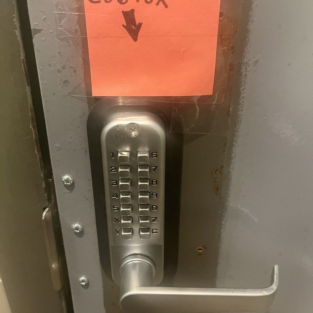 BurgerFi - Access code in order to get out of the bathroom - Burgers Near Me - Silver Spring, Maryland BurgerFi - Access code in order to get out of the bathroom - Burgers Near Me - Silver Spring, Maryland