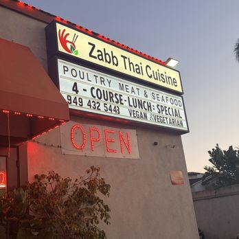 Zabb Thai Cuisine - Front - Thai Near Me - Newport Beach, California Zabb Thai Cuisine - Front - Thai Near Me - Newport Beach, California