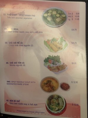 Menu photo 3 Pho 7 Thornton, CO