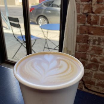 Cartel Roasting - Sweetened latte with agave with a fun space to enjoy it in! - Coffee & Tea Near Me - Tucson, Arizona