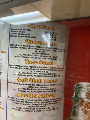Menu photo 1 Azteca Taqueria Great Barrington, MA