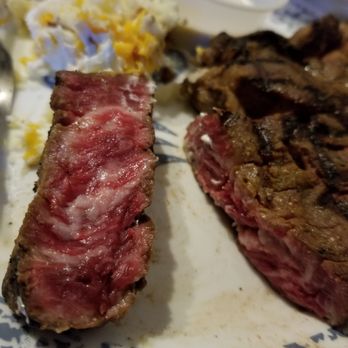 Texas Roadhouse - Undercooked rib eye. - Steakhouses Near Me - Stillwater, Oklahoma Texas Roadhouse - Undercooked rib eye. - Steakhouses Near Me - Stillwater, Oklahoma