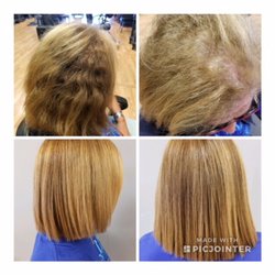 Jessica's gold hands and my complete make over, Color, cut n Keratin