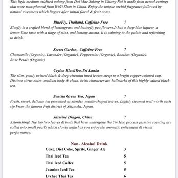 Up Thai - Menu 10/2021 - Thai Near Me - New York, New York
