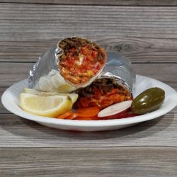 Hot Cheryl's burrito