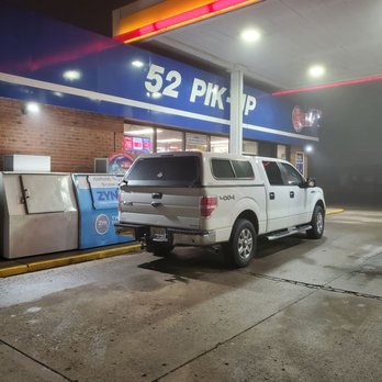 52 Pik-Up Marathon Convenience Mart - Early morning fog. Getting worms to fish. - Gas Stations Near Me - Brookville, Indiana