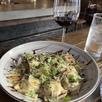 Larch - Mushroom Raviolis - Pasta Shops Near Me - Leavenworth, Washington