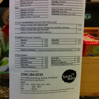 Sushi Maki - Sushi Bars Near Me - Seattle, Washington