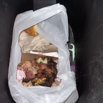 Oh G Burger - I think this is important for people to see. In the garbage, inedible. - Burgers Near Me - Oakland, California Oh G Burger - I think this is important for people to see. In the garbage, inedible. - Burgers Near Me - Oakland, California