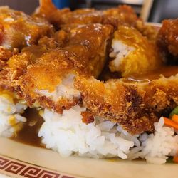Wong's Chinese Restaurant - Chicken Katsu Curry Plate. No Brainer.