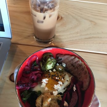 Exo Roast Co - Chiltepin cold brew and the kimchi bowl - Coffee Roasteries Near Me - Tucson, Arizona Exo Roast Co - Chiltepin cold brew and the kimchi bowl - Coffee Roasteries Near Me - Tucson, Arizona