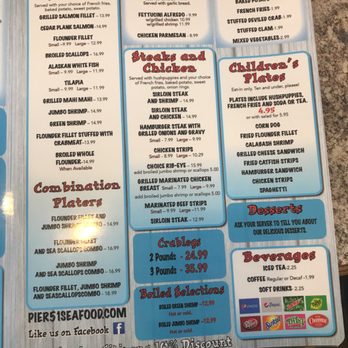 Pier 51 Seafood Restaurant - Menu - Seafood Near Me - Concord, North Carolina Pier 51 Seafood Restaurant - Menu - Seafood Near Me - Concord, North Carolina