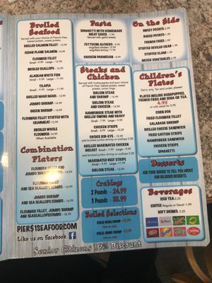 Menu photo 2 Pier 51 Seafood Restaurant Concord, NC Menu photo 2 Pier 51 Seafood Restaurant Concord, NC